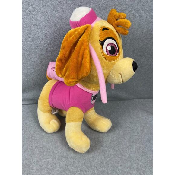 2017 Nickelodeon Paw Patrol Skye Plush 17" Stuffed Big Head Animal Cuddle Pillow - Picture 2 of 6